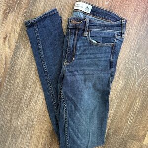 Abercrombie & Fitch Dark Blue Skinny Jeans